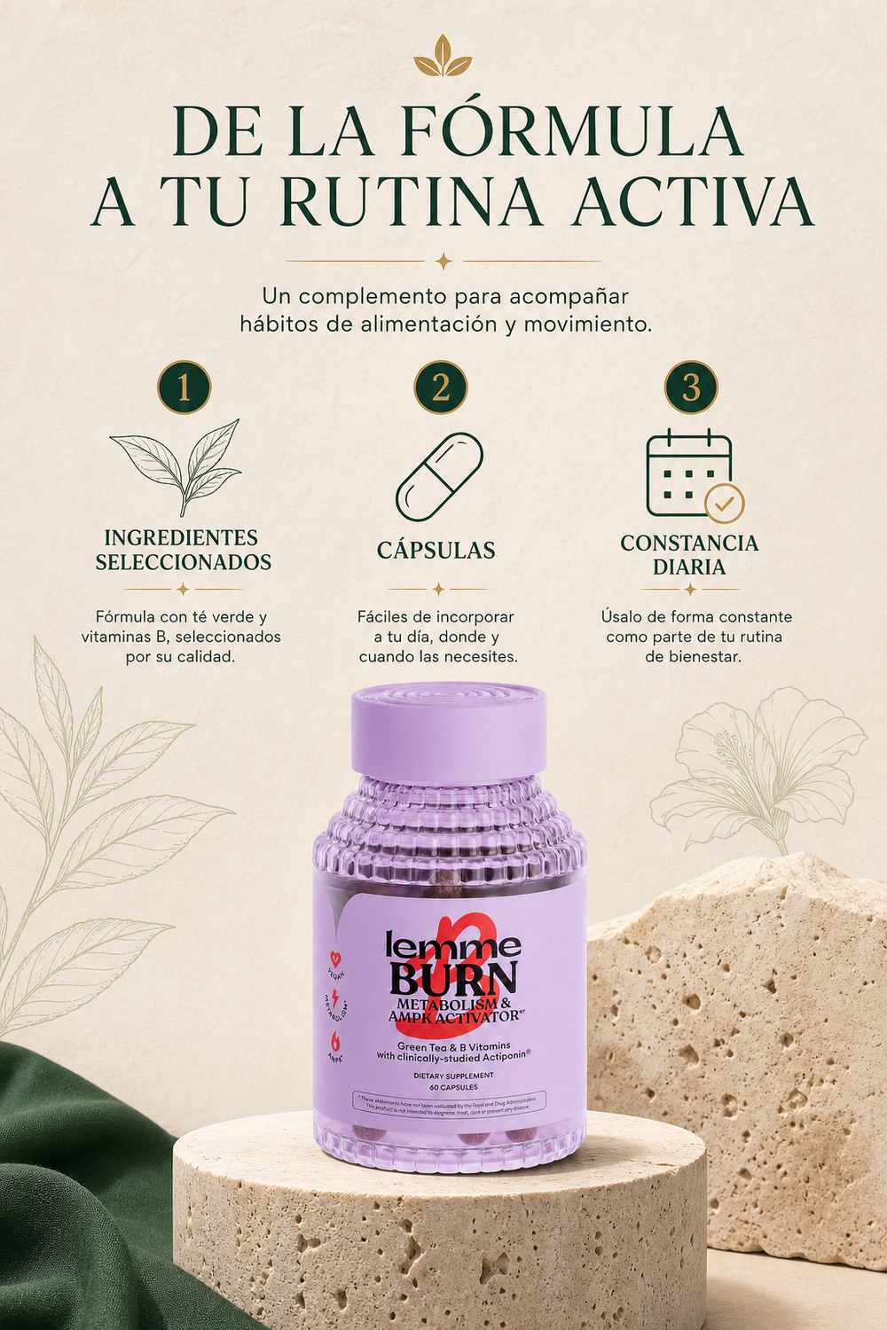 Lemme Burn — Activador de Metabolismo con AMPK y Vitaminas B