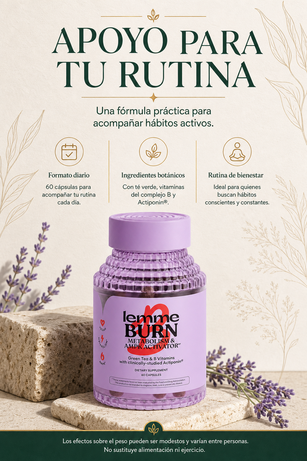 Lemme Burn — Activador de Metabolismo con AMPK y Vitaminas B