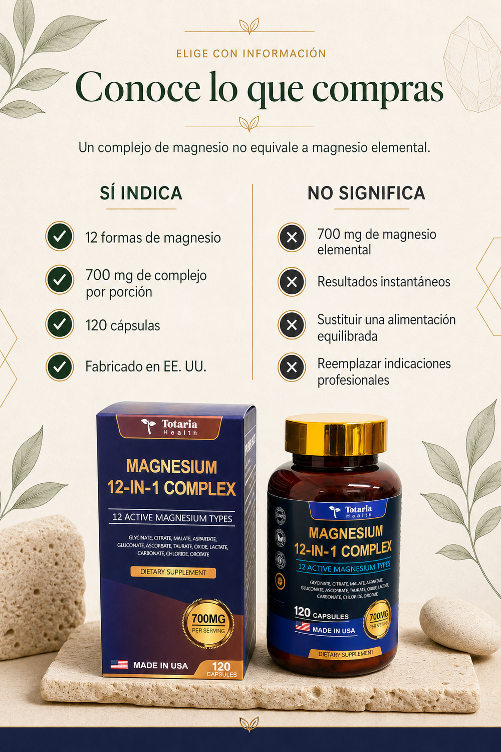 Magnesium 12-in-1 Complex — Totaria Health