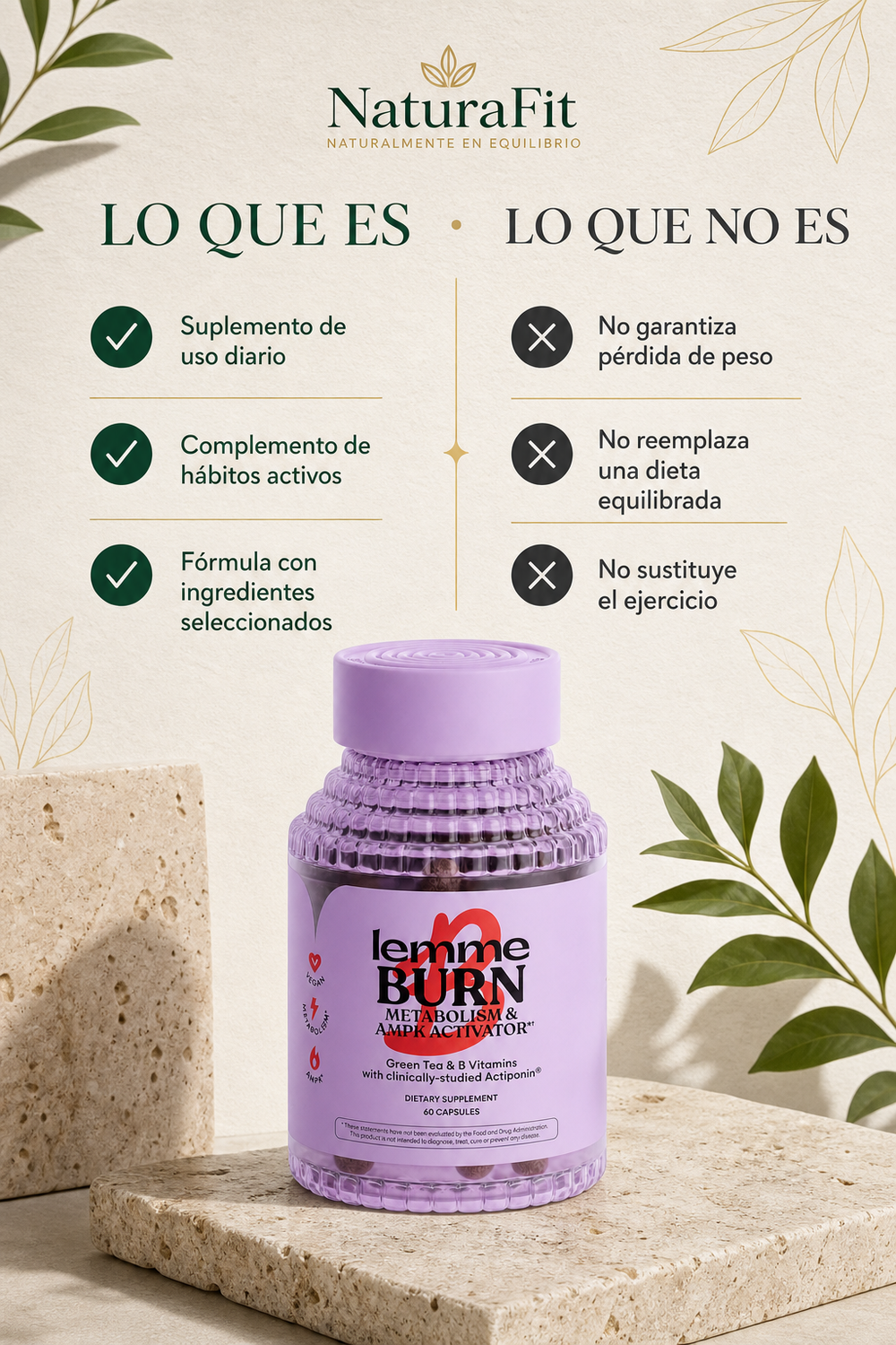 Lemme Burn — Activador de Metabolismo con AMPK y Vitaminas B