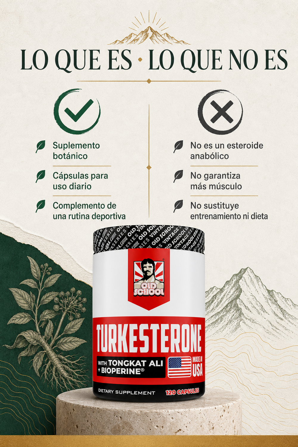 Turkesterone de Old School Labs.