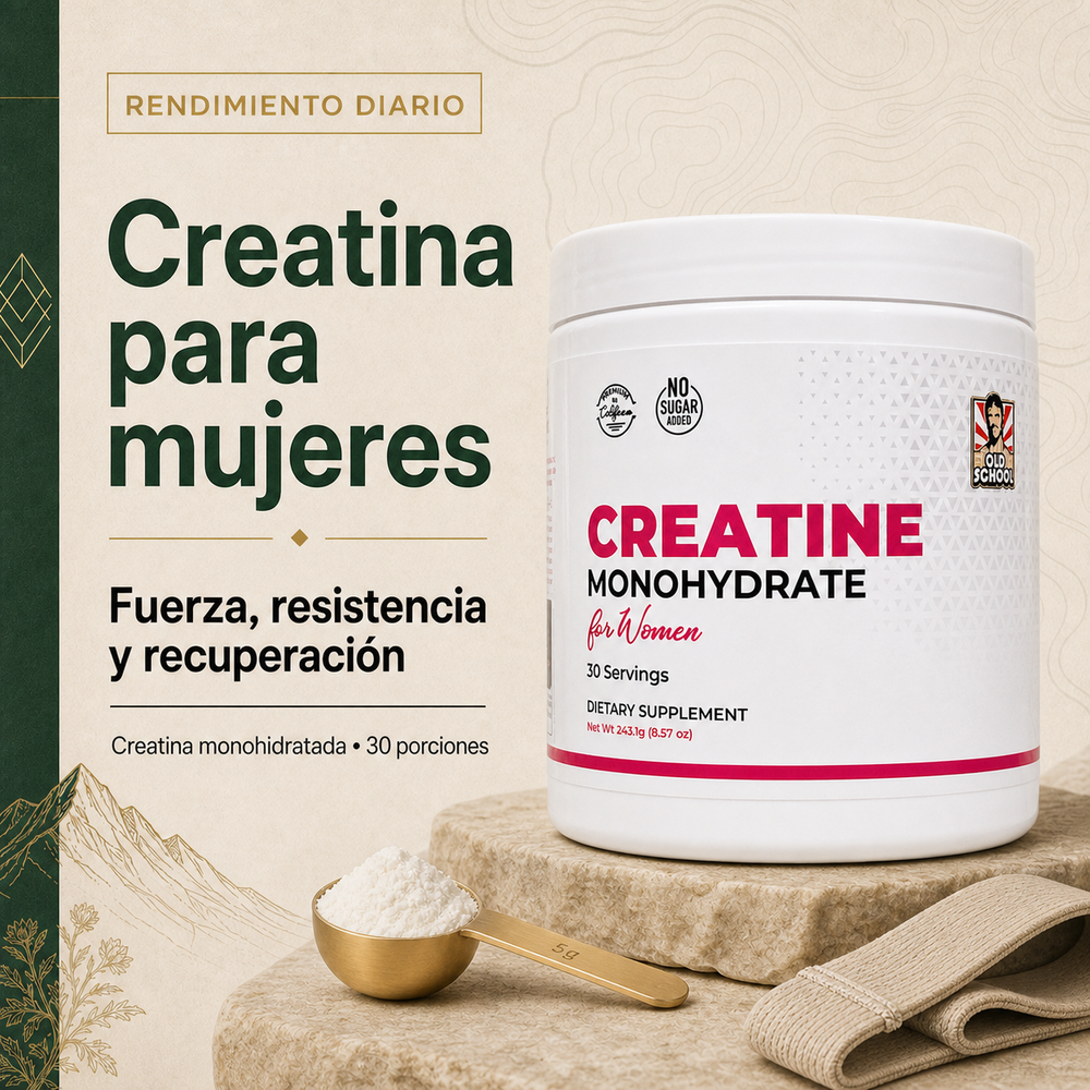 Creatina Monohidratada para Mujeres con Colágeno y BCAA — Old School Labs
