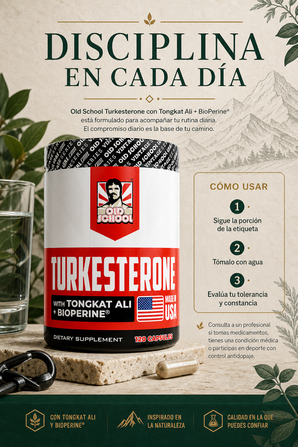 Turkesterone de Old School Labs.