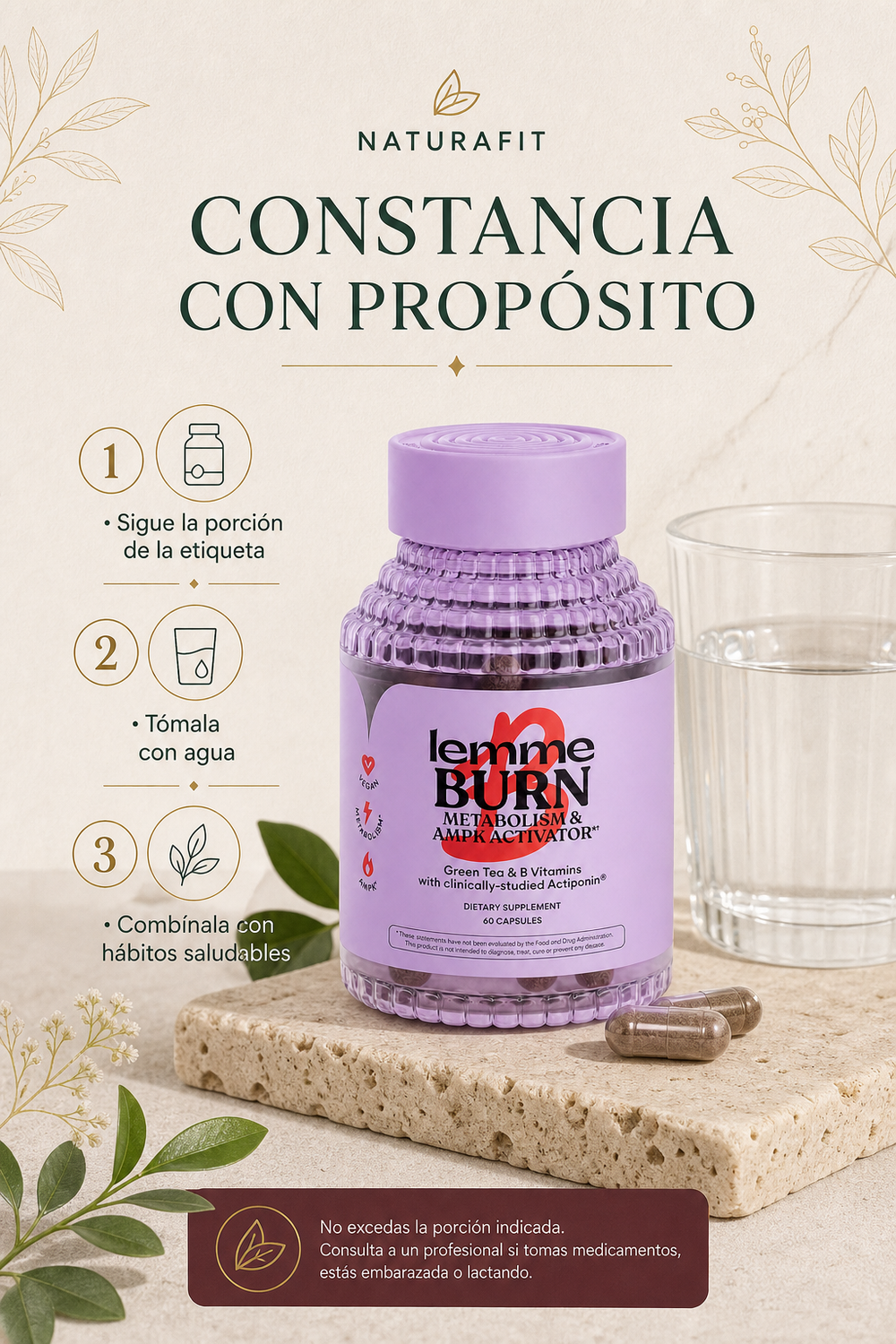 Lemme Burn — Activador de Metabolismo con AMPK y Vitaminas B